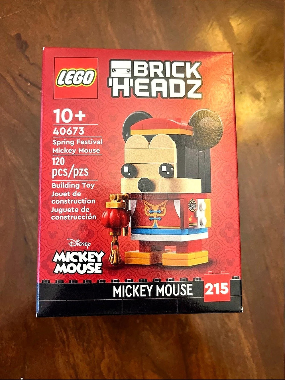 LEGO Spring Festival Mickey Mouse Building Set Red & Black NWT